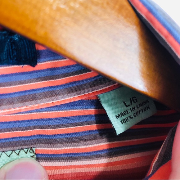 Tommy bahama men long sleeve stripped button down - Picture 6 of 8
